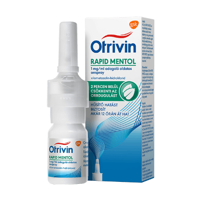 Otrivin Rapid Mentol 1 mg/ml adagoló oldatos orrspray 10 ml