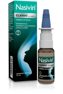 Nasivin Classic 0,5 mg/ml oldatos orrspray 10 ml