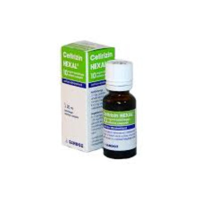 Cetirizin Hexal 10 mg /ml belsőleges oldatos csepp 20 ml