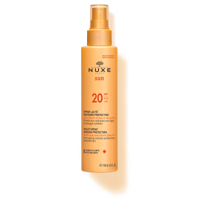 Nuxe Sun naptej spray arcra és testre SPF20-minden bőrtípus 150 ml