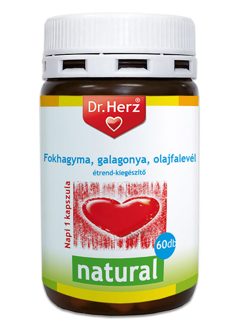 Dr Herz Fokhagyma-galagonya olajfalevél kapszula 60 db