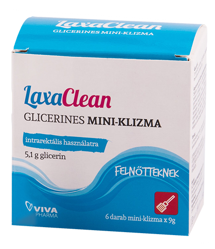 LaxaClean Glicerines mini-klizma felnőtteknek 5,3 g