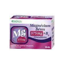 Magnézium Béres 375 mg+ B6 tabletta 30 db