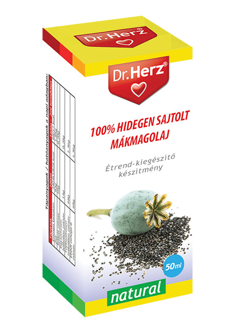 Dr Herz Mákmagolaj hidegen sajtolt 50 ml