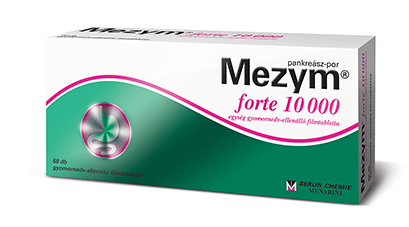 Mezym forte 10000 egység gyomornedv-ellenálló tabletta 50 db