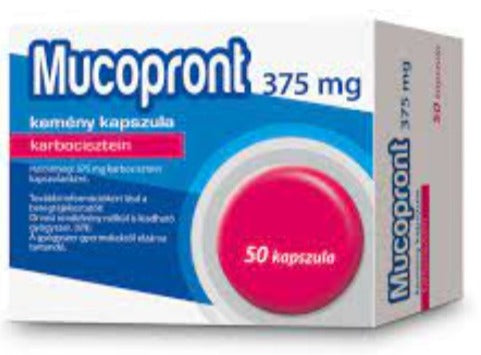 Mucopront 375 mg kapszula 50 db