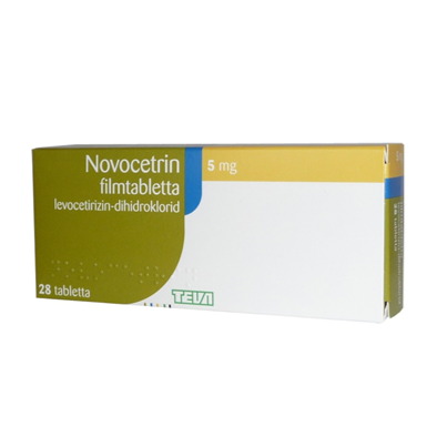 Novocetrin 5 mg tabletta 28 db