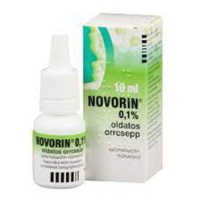 Novorin 0,1 % oldatos orrcsepp 10 ml