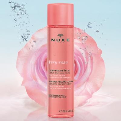Nuxe Very Rose Ragyogásfokozó Éjszakai Peeling Lotion 150 ml