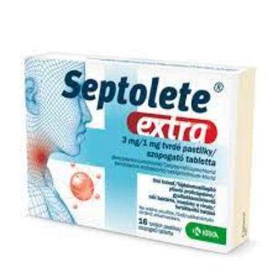 Septolete Extra eukaliptusz 3 mg/1 mg szopogató tabletta 16 db