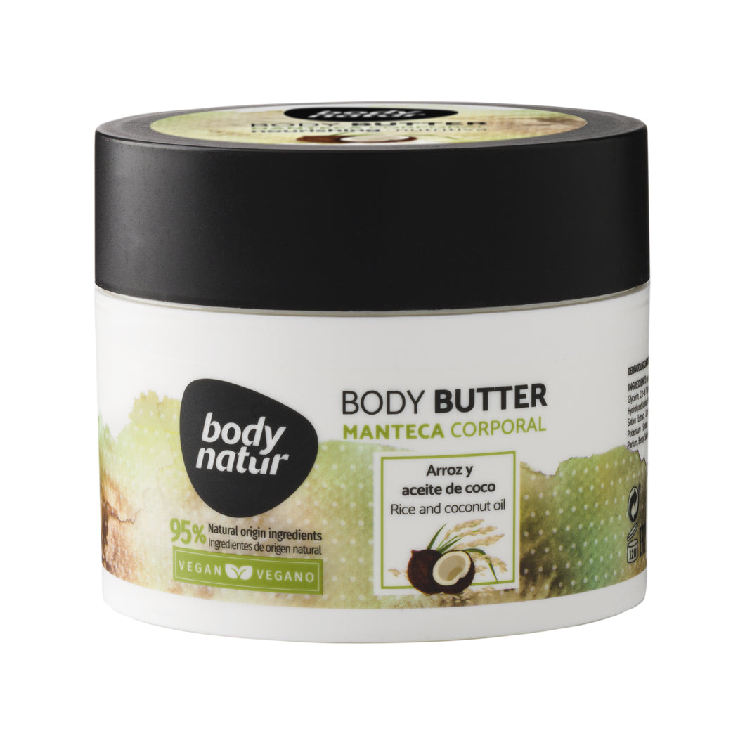 Body Natur BODY BUTTER testápoló rizs- és kókuszolajjal 200ml