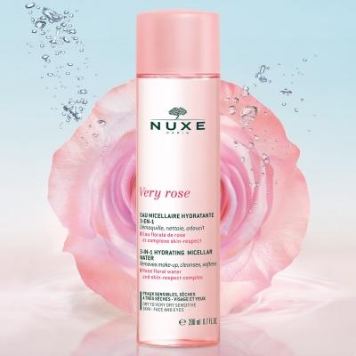 Nuxe Very Rose 3 az 1- ben Hidratáló Micellás Víz 200 ml